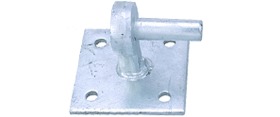 Adjustable Double Strap Field Gate Hinge Set Galvanised