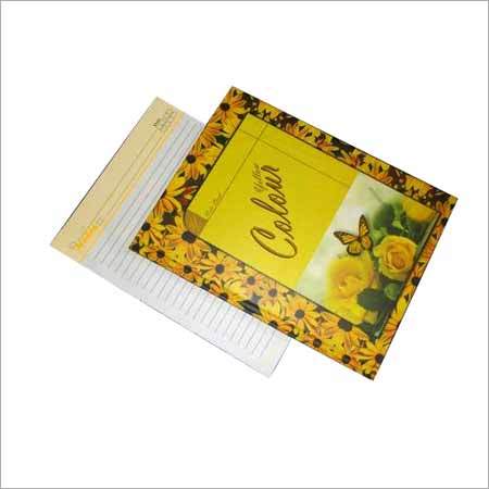 Notebook - Paper, Cardboard A5, Yellow | Perfect Binding, Durable, Ruled Pages, Portable Design