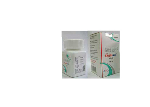 Geftinat Dosage - White 250mg Tablet, Gefitinib, Pack of 30 | Cancer Treatment, Generic Iressa, Prescription