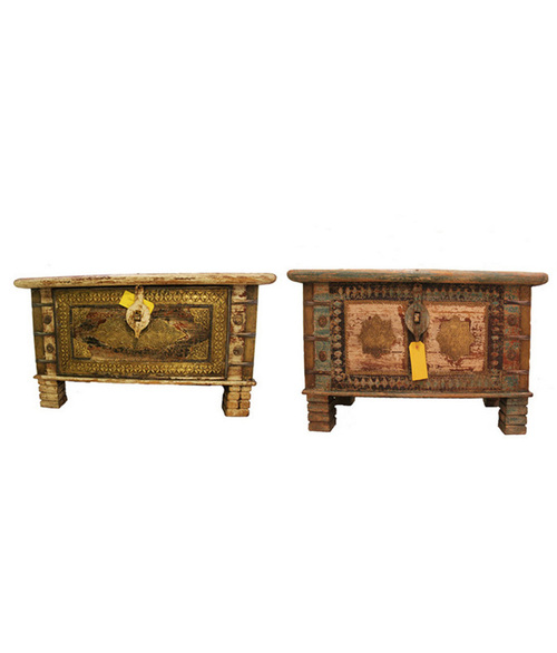 Wooden Rustic Look Trunk Box