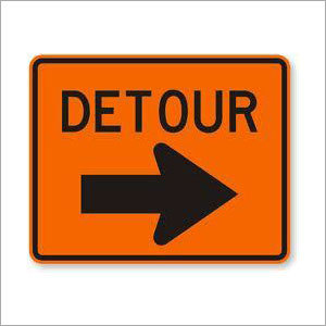 Construction Detour Signs