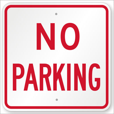 No Parking Signage