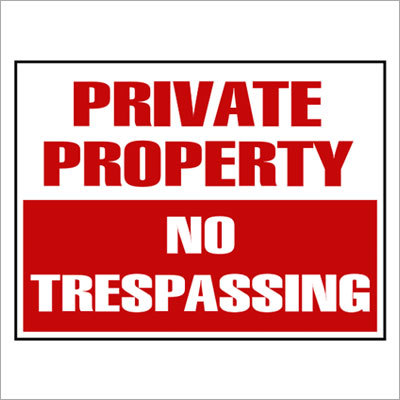 Private Property Signs