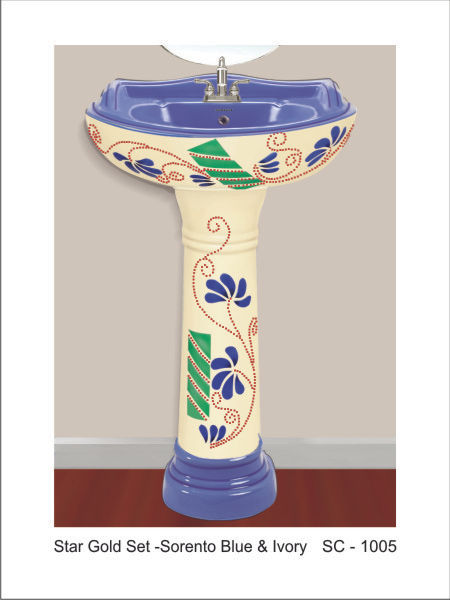 Ceramic Pedestal Wash Basin