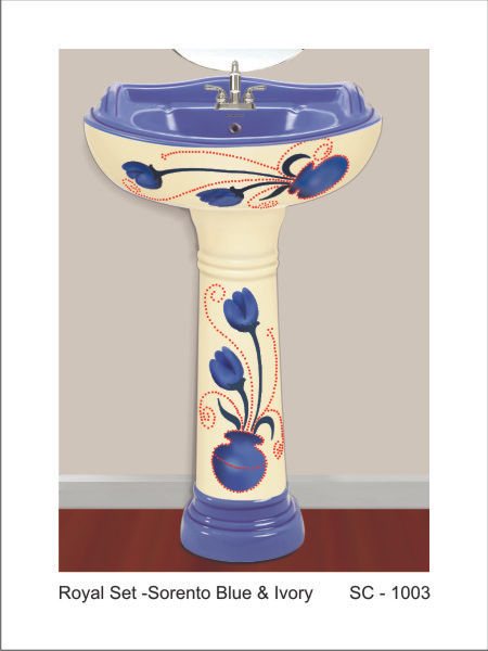 Any Color Wall Hang Pedestal Wash Basin