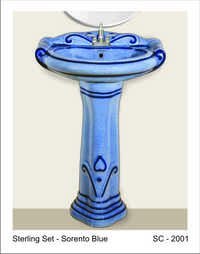 Rustic Wash Basin with Pedestal