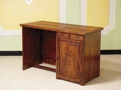 Flower Hotel Desk - Wood, 36x24x30 inches | Durable, Elegant Design, Ample Storage, Easy Assembly