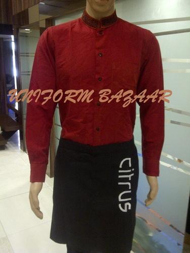 Steward Uniform - Cotton Blend, S-XXL, Burgundy | Durable Fabric, Professional Look, Comfortable Fit, Stylish Design