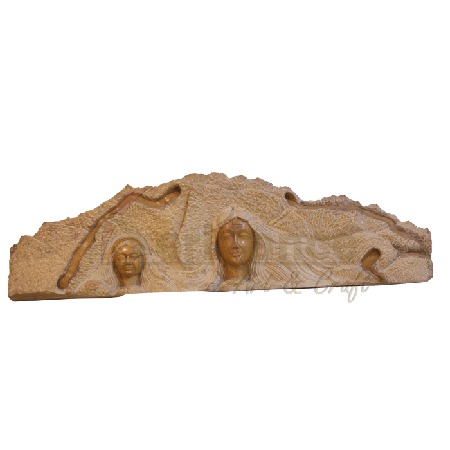 Carved Stone Arch - 2 Lady Face