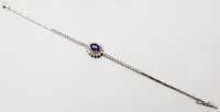 Designer Oval Cut Tanzanite Bracelet  Gender: Women