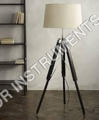 Wooden Surveyors Transit Tripod Table Lamp