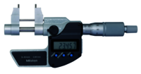 Digimatic Inside Micrometer - Stainless Steel, Width 10-50mm | With Carbide Measuring Faces, Optional Setting Standard