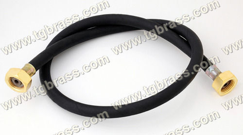 Copper Steel Flexible Cylinder Pigtails Black