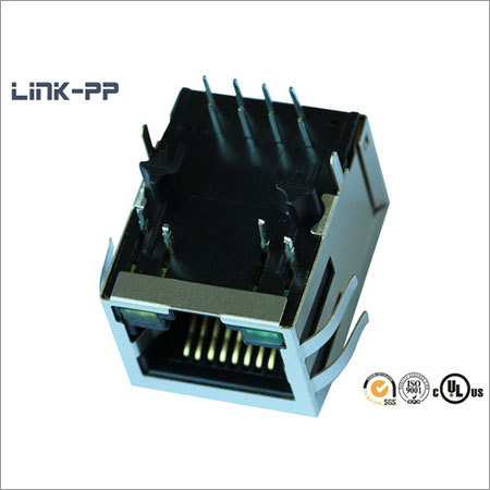 10 Base-T tab-down J00-0051NL RJ45 connector with leds