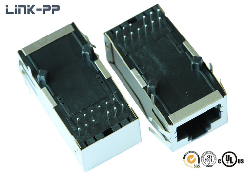 Single port RJ45 connector