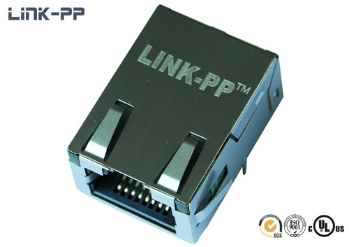 10 Base-T tab-down HFJ11-1043ERL RJ45 connector without leds