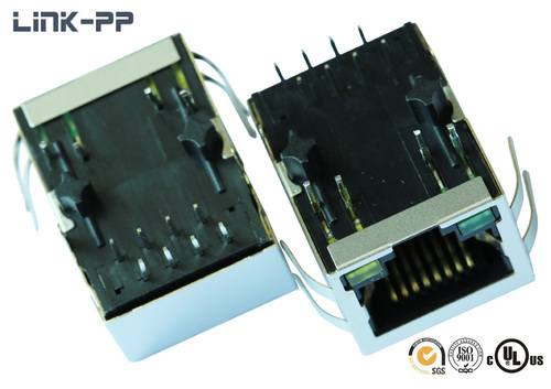 Single port RJ45 connector