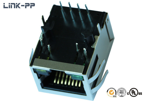 10/100/1000 Base-T tab-down HFJ11-1G01ERL RJ45 connector without leds