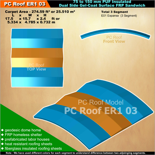 FRP Insulated Roofing Sheets