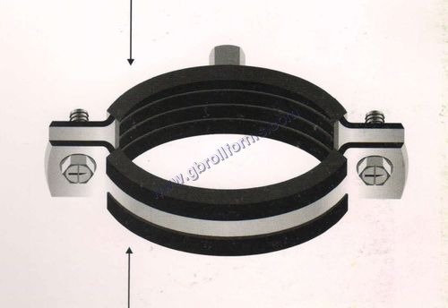 Rubber Lined Pipe Clamp Application: For Constructioon Fitting