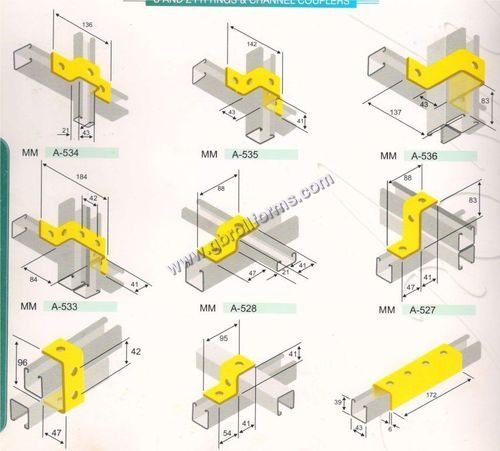 U And Z Fitting And Channel Couplers