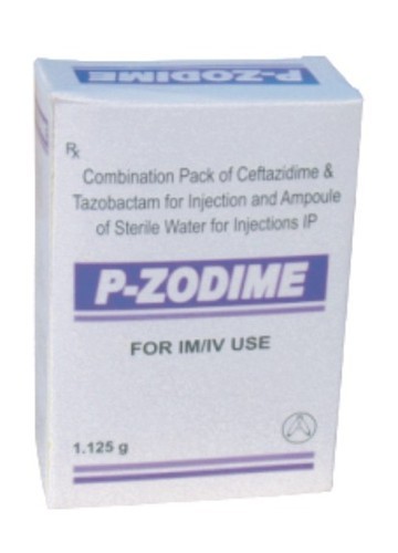 Ceftazidime & Tazobactam Injection 1.125 g.
