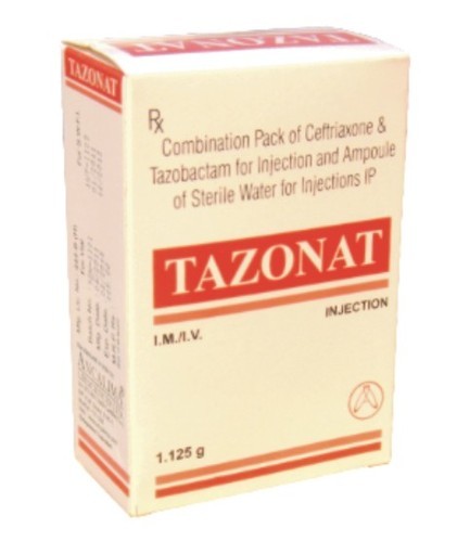 Ceftriaxone & Tazobactam Injection 1.125 g.