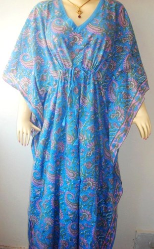 LONG PAISLEY KAFTAN