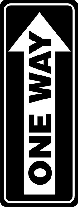ONE WAY ENTRY