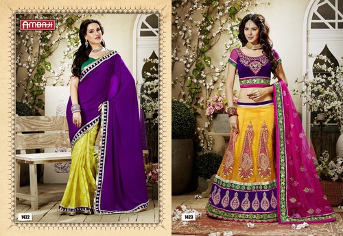 Designer Saree & Lahengas