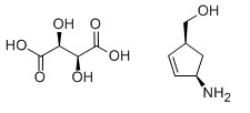 (1S,4R)-4-Amino-2-cyclopentene-1-methanol D-hydrogen tartrate