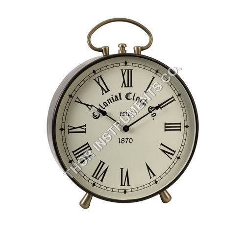 ANTIQUE COLLECTIBLES Marine Wind Up Clock