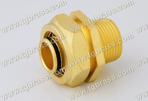 Golden Brass Male Connectors