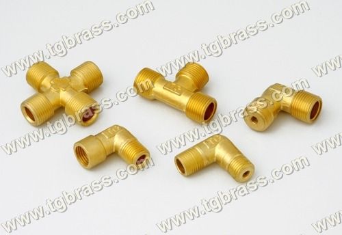 Golden Brass Elbows