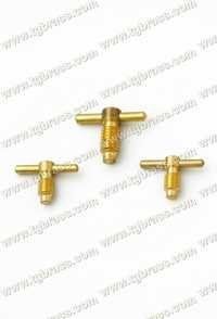 Brass Lpg Keys - Brass Material, 6/16" B.s.w. & 5/16" B.s.f. Sizes | High Pressure Regulator Fitment, Flow Regulation & Locking Mechanism