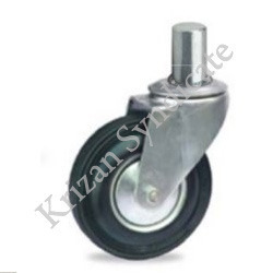 Rubber Caster With Roller Bearing