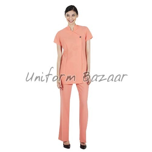 Spa Tunics - Cotton Blend, Size S-XL, Peach | Soft Fabric, Stylish Design, Comfortable Wear, Elegant Style