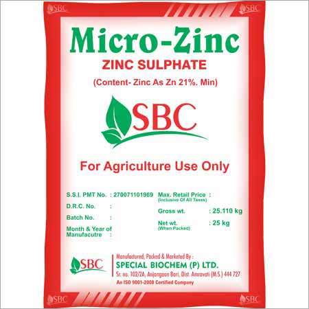 Zinc Sulphate Fertilizer