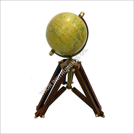ROTATING RAISED SCULPTURAL RELIEF EGlobe on Tripod