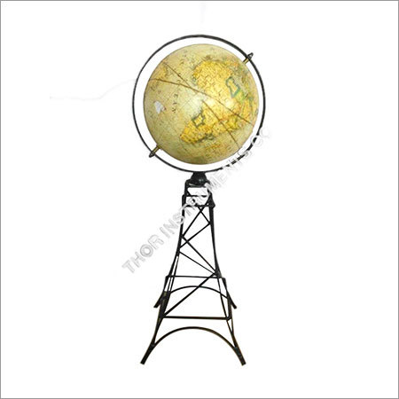 Vintage Cram's Imperial World Globe 12" with Metal