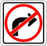 Right Turn Prohibited Signs
