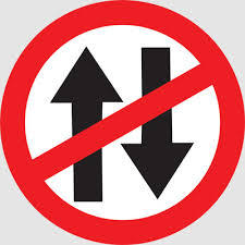 Vehicle Prohibited in Both Direction
