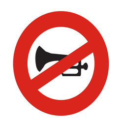 Horn Prohibited Signs