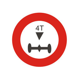 Axle Load Limit Signs