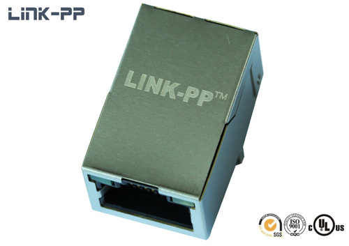 10/100/1000 Base-T tab-up 0875-1G1T-EB RJ45 connector with leds