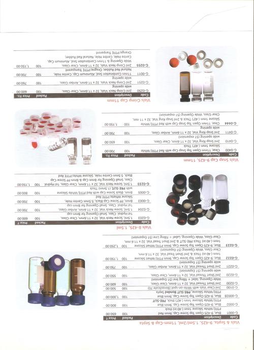 vial with septa & Cap 001