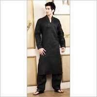 Mens Pathani Suits - Cotton, Multiple Sizes, Black | Aesthetic Appeal, Comfortable Wear, Elegant Look, Stylish Design, Perfect Fit