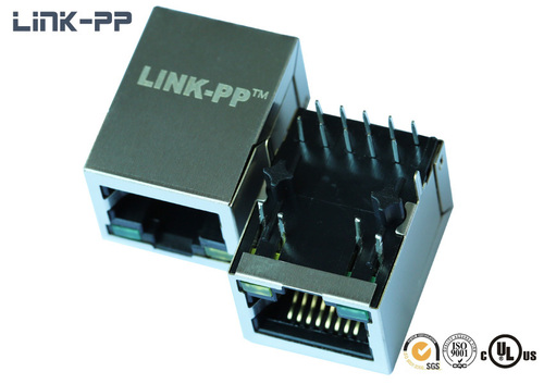 Connector with led