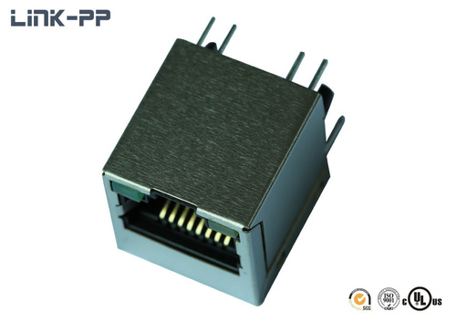 Vertical modular jack 10/100/1000Base-T V891-1XX1-A1 RJ45 connector without leds
