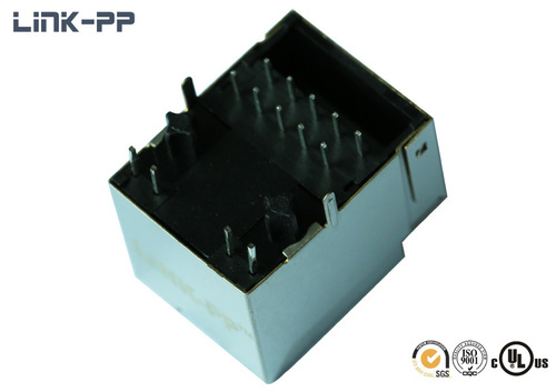 Vertical modular jack 10/100/1000Base-T  V891-1XX1-BM RJ45 connector without leds